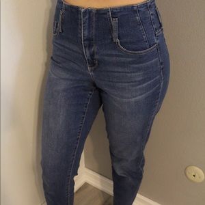 High rise jeans